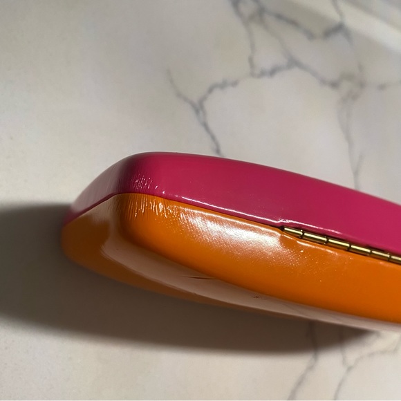 Kate Spade Eyeglasses Case Pink Orange - Picture 7 of 16